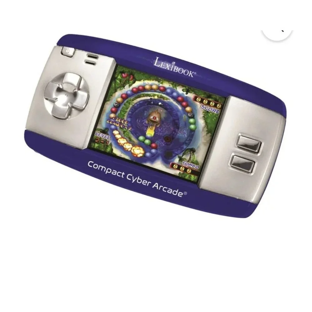 🎉HP🎉LEXIBOOK COMPACT CYBER ARCADE-COLOR: BLUE-NEW
